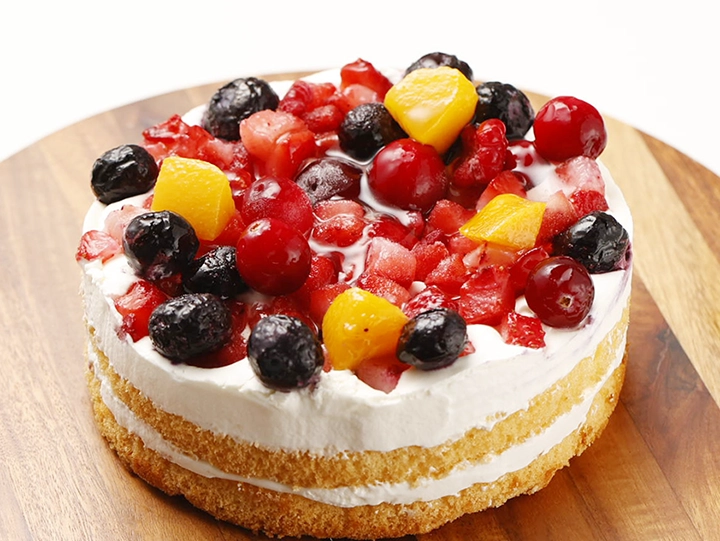 ホワイトピーチレアチーズケーキ